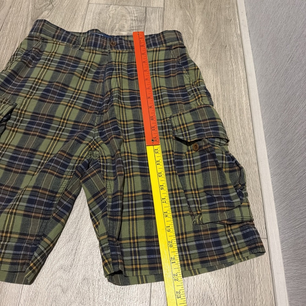 Polo Ralph Lauren Cargo Shorts Men Multicolor 32 Plaid Cotton Utility Outdoor - Picture 2 of 8